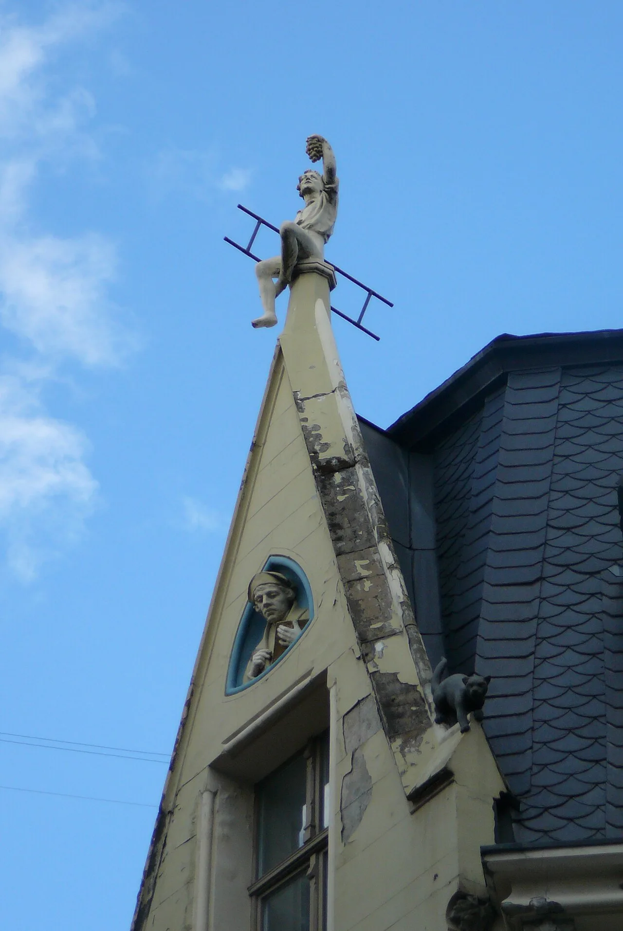 Toiture et conduits de cheminée